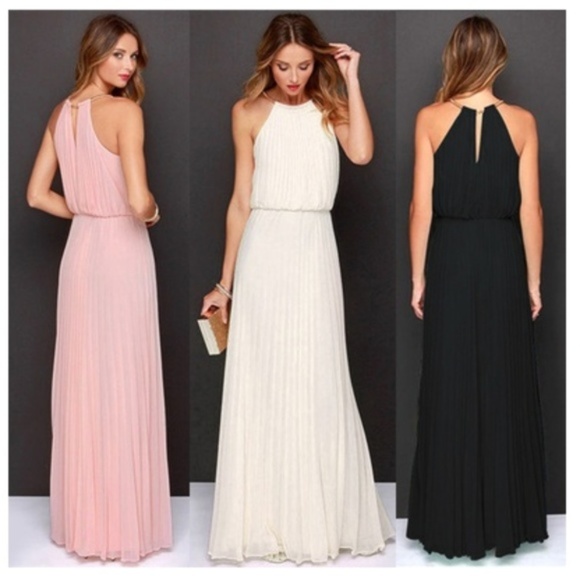 Wine Boho Chiffon Maxi Dress - Picture 2 of 8